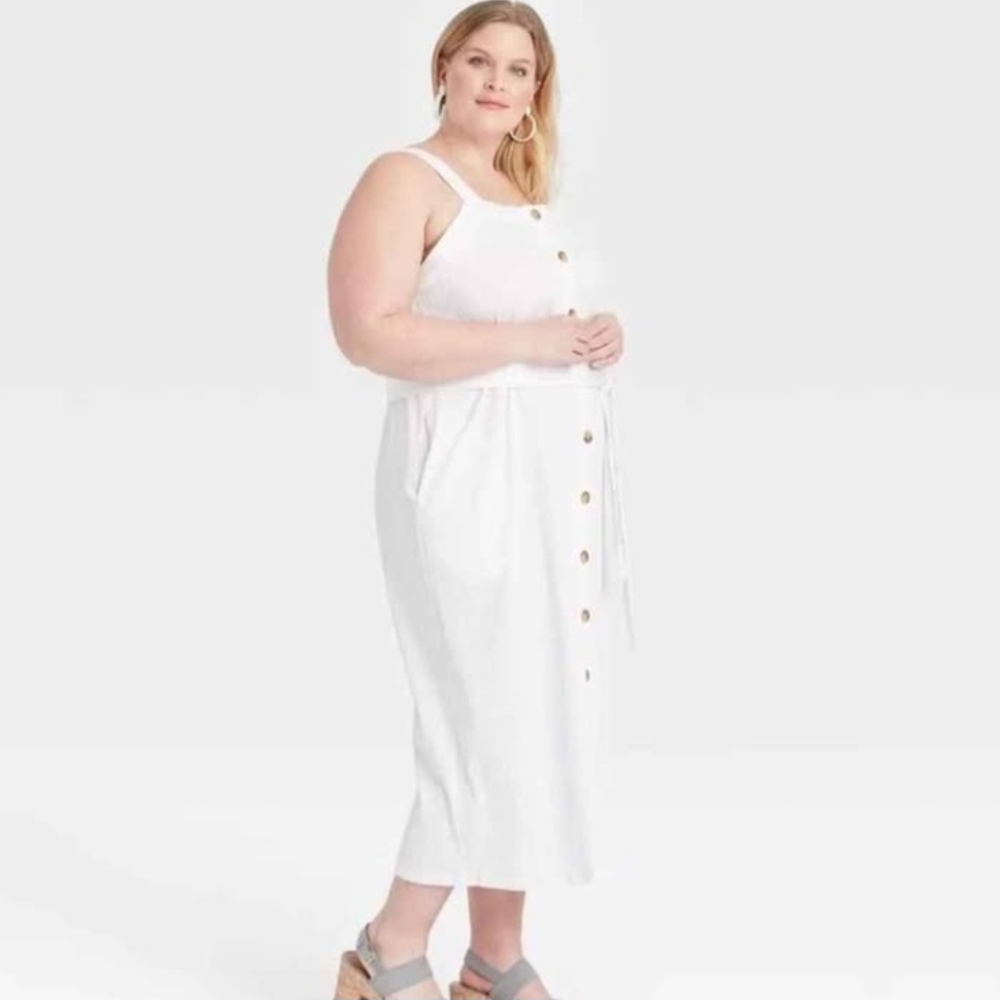 Ava & Viv White Maxi Dress